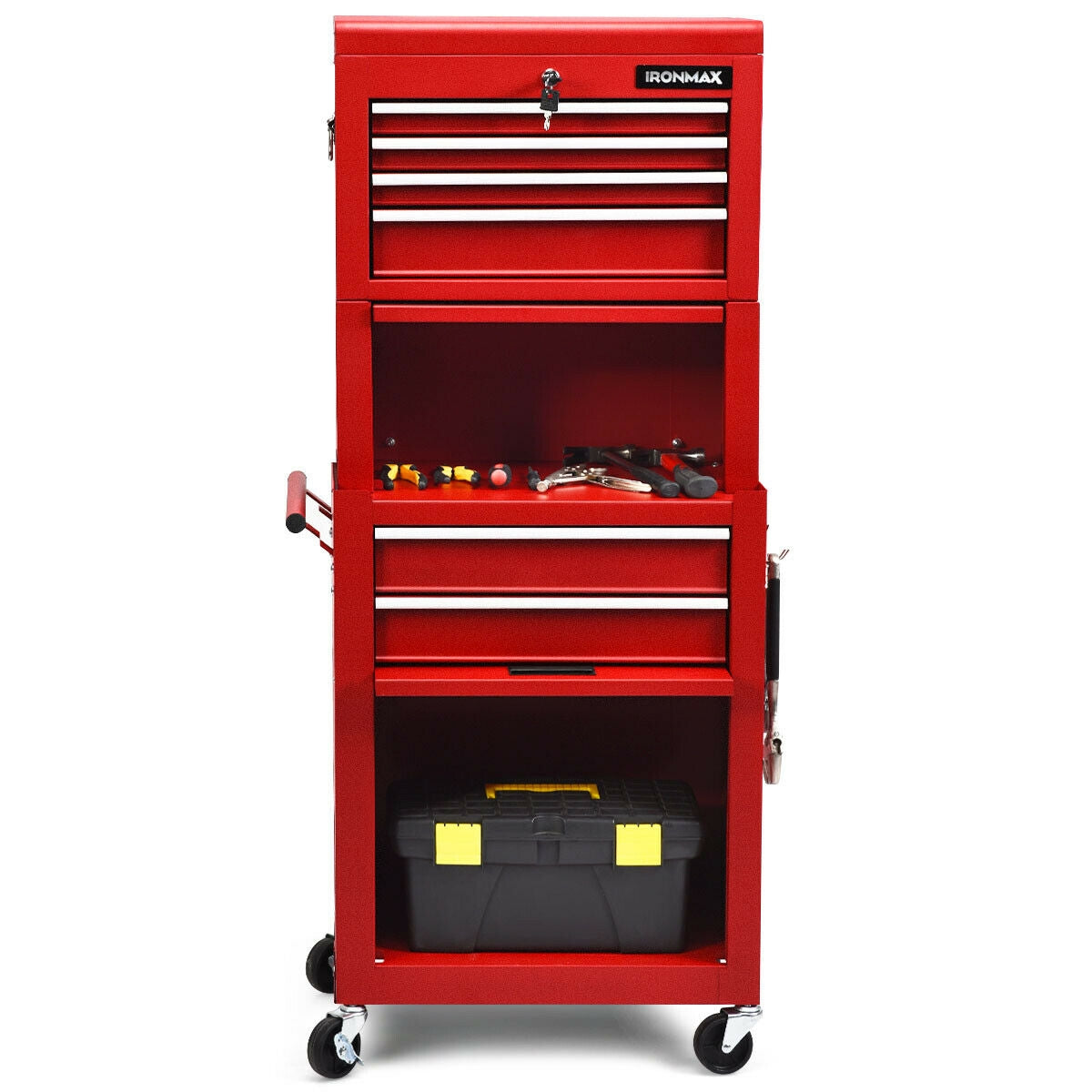 6-Drawer Tool Chest with Heightening Cabinet, Red Garden Tools at Gallery Canada