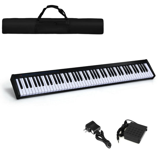 88-Key Portable Electronic Piano with  Voice Function, Black at Gallery Canada