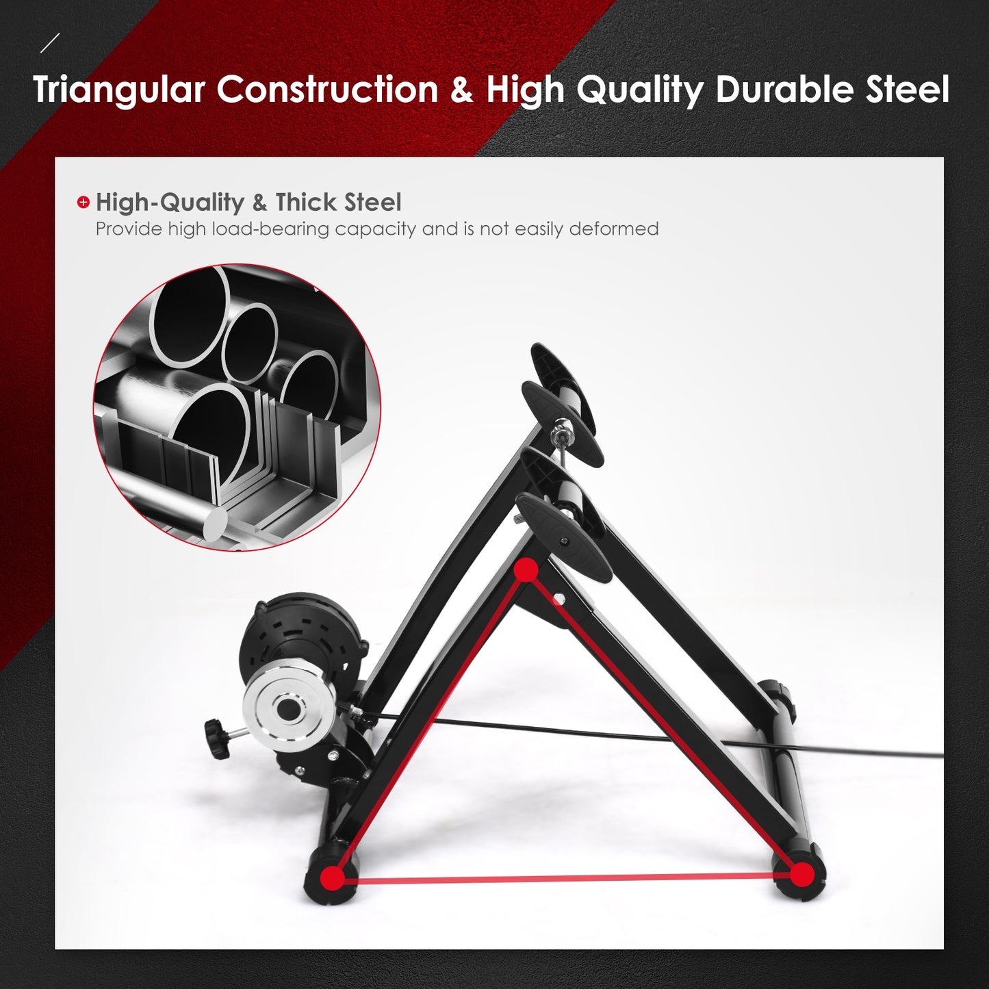 8 Adjustable Resistance Indoor Steel Bicycle Exercise Stand Exercise Bikes at Gallery Canada