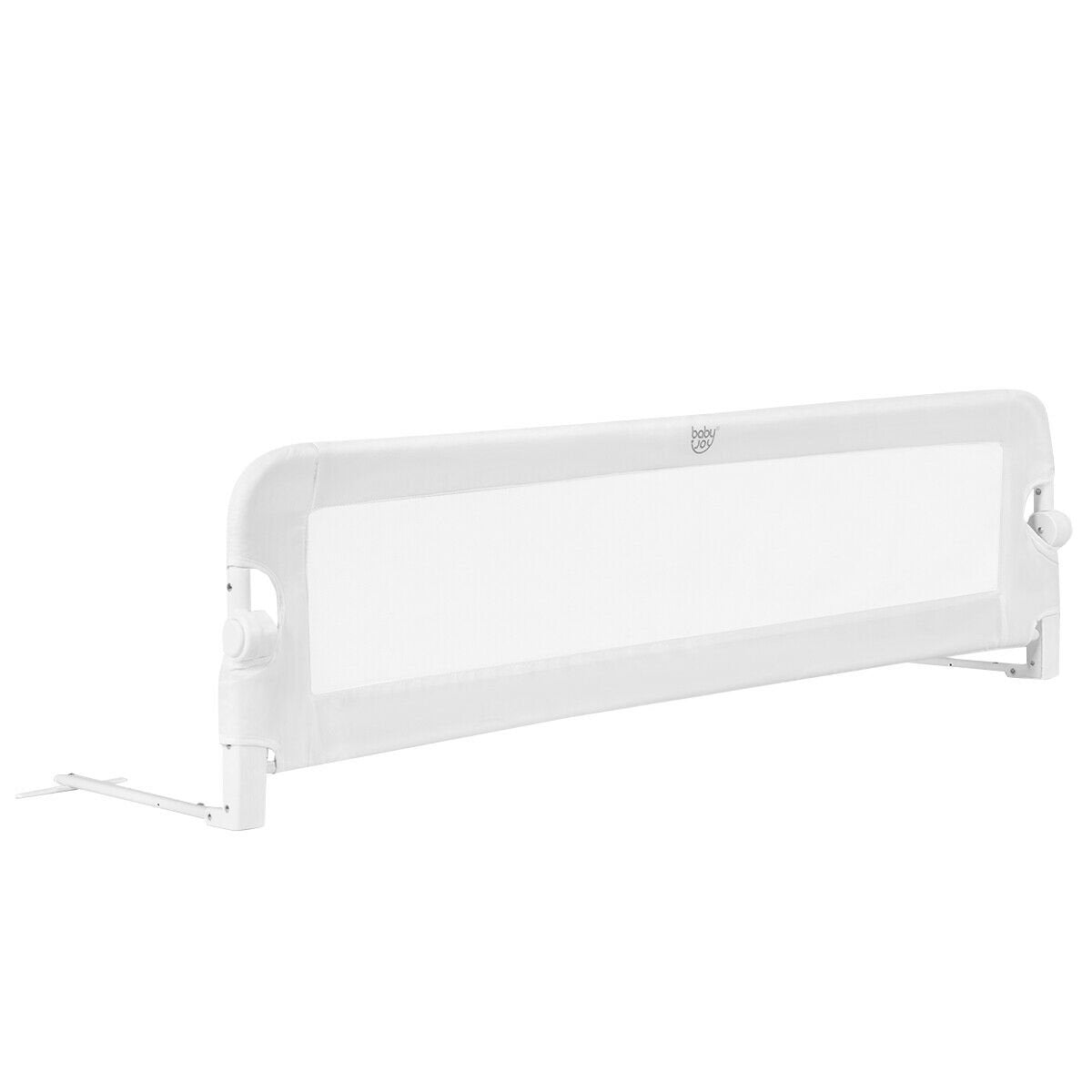 59-Inch Extra Long Bed Rail Guard, White