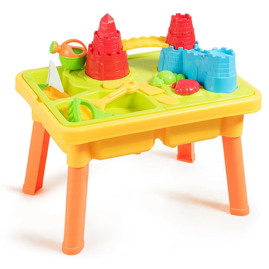 Sand and Water Play Table for Kids with Sand Castle Molds - Gallery Canada