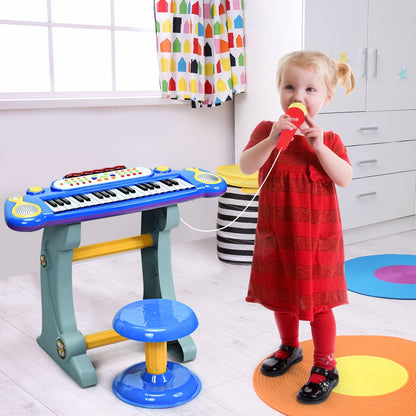 37 Key Electronic Keyboard Kids Toy Piano, Blue at Gallery Canada