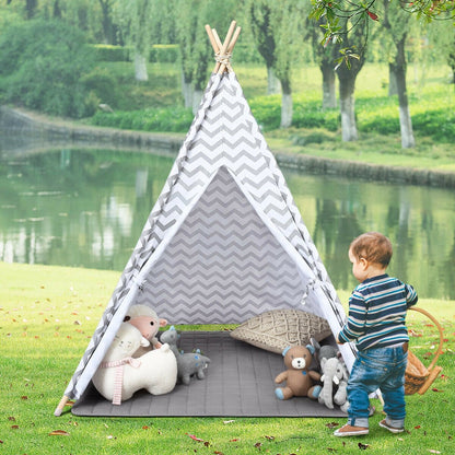 5.2 Feet Portable Kids Indian Play Tent, Gray at Gallery Canada