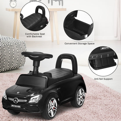 Mercedes Benz Licensed Kids Ride On Push Car, Black at Gallery Canada