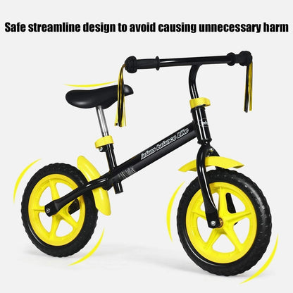 Adjustable Lightweight Kids Balance Bike, Yellow at Gallery Canada