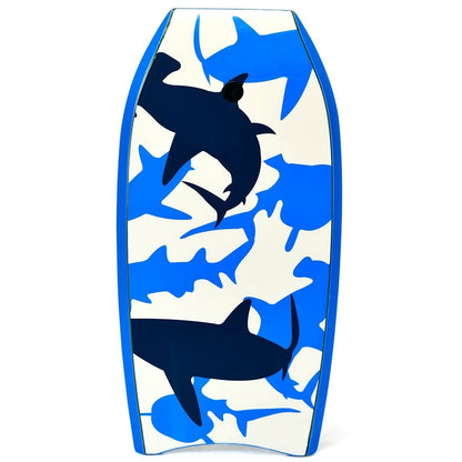 Lightweight Super Bodyboard Surfing with EPS Core Boarding-S, Blue