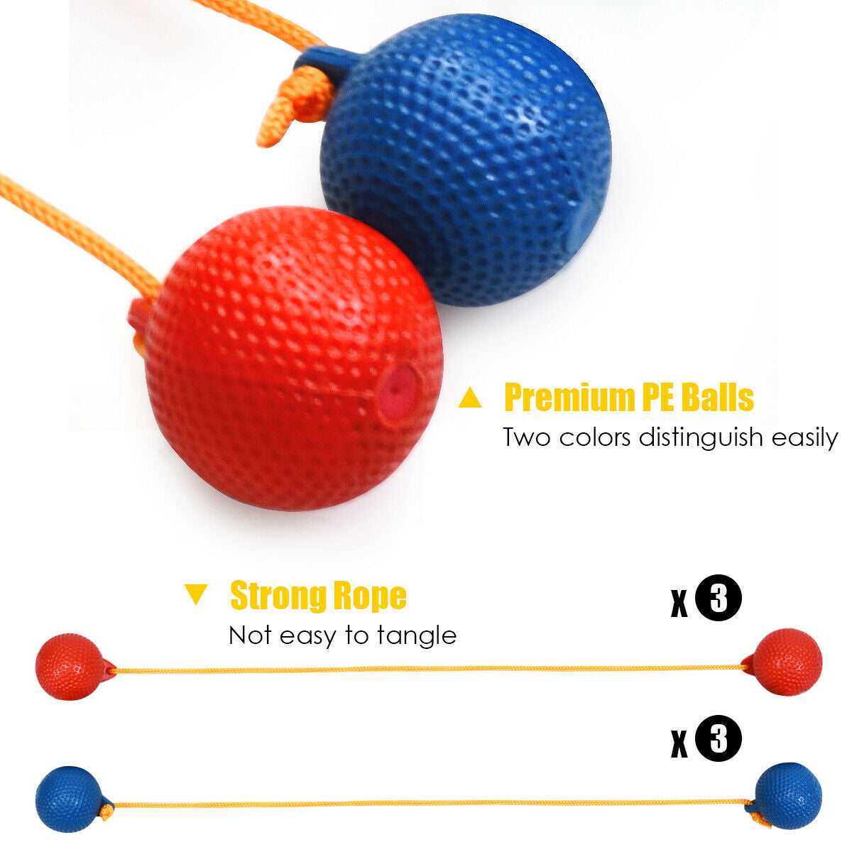 Ladder Ball Toss Game, Bolas Score Tracker, Carrying Bag, Multicolor Lawn Games at Gallery Canada