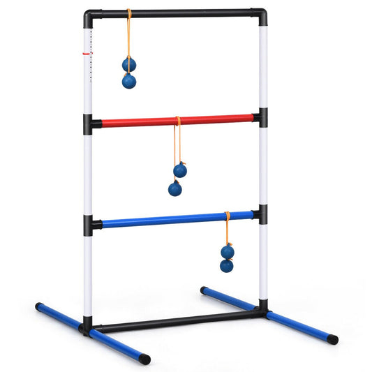 Ladder Ball Toss Game Bolas Score Tracker Carrying Bag, Multicolor