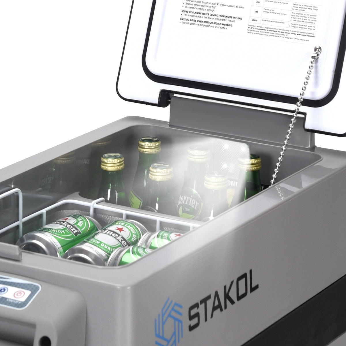 44 Quarts Portable Electric Car Cooler Refrigerator