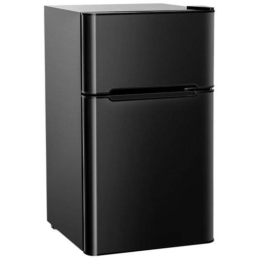 3.2 cu ft. Compact Stainless Steel Refrigerator, Black