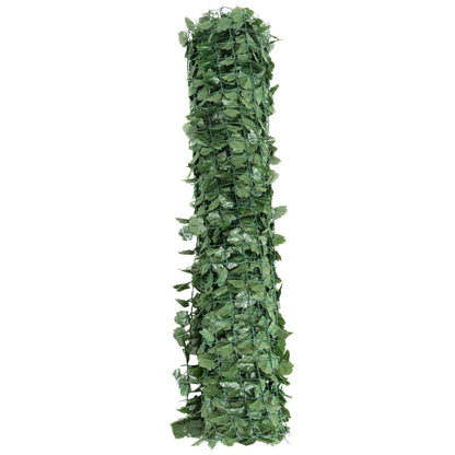 Faux Ivy Leaf Decorative Privacy Fence-40 x 95 Inch, Green