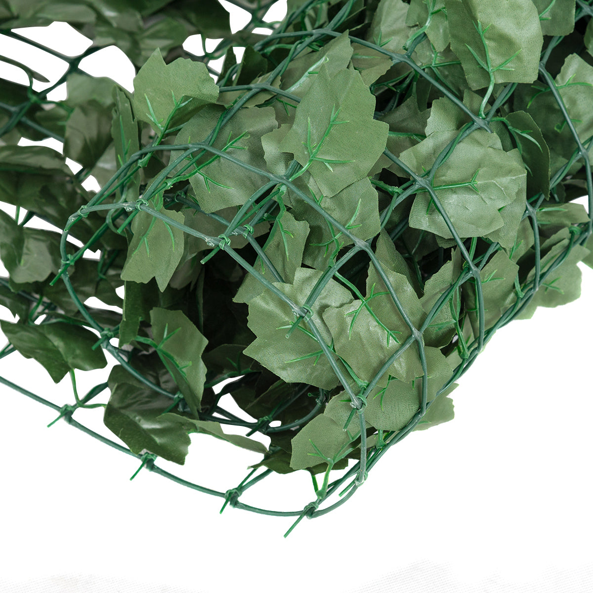 Faux Ivy Leaf Privacy Fence, 59 x 95 Inch, Green Decorative Fencing & Flooring at Gallery Canada