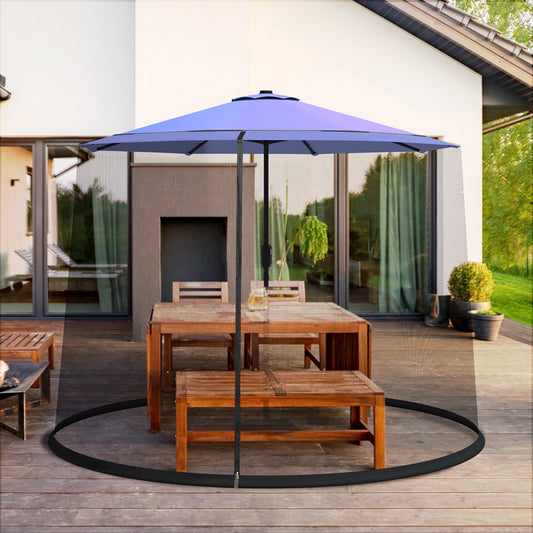 Outdoor Umbrella Table Screen, 9-10 Feet, Mosquito Bug Insect Net Outdoor Umbrellas Options at Gallery Canada