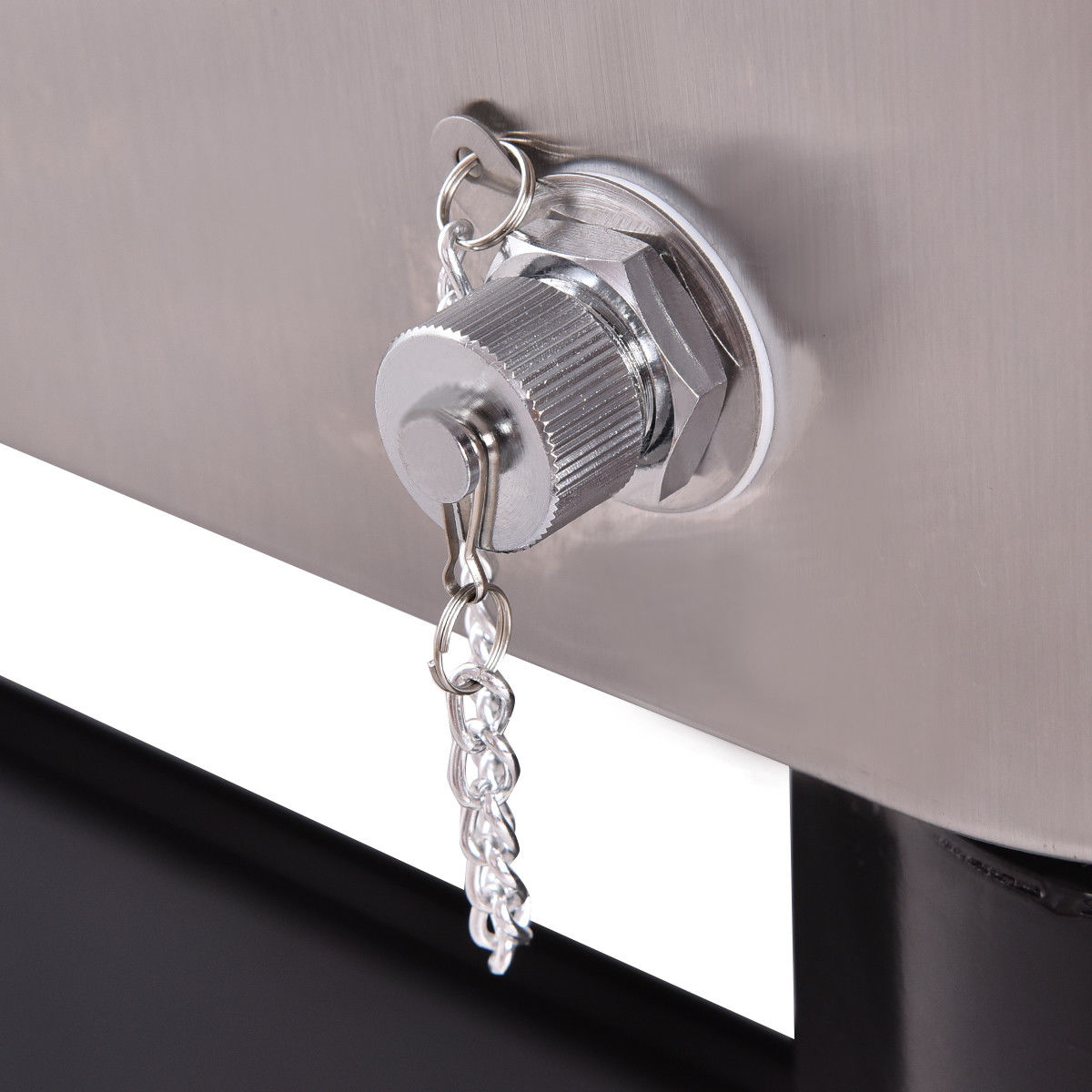 80 Quart Stainless Steel Rolling Ice Beverage Cooler, Gray Coolers at Gallery Canada