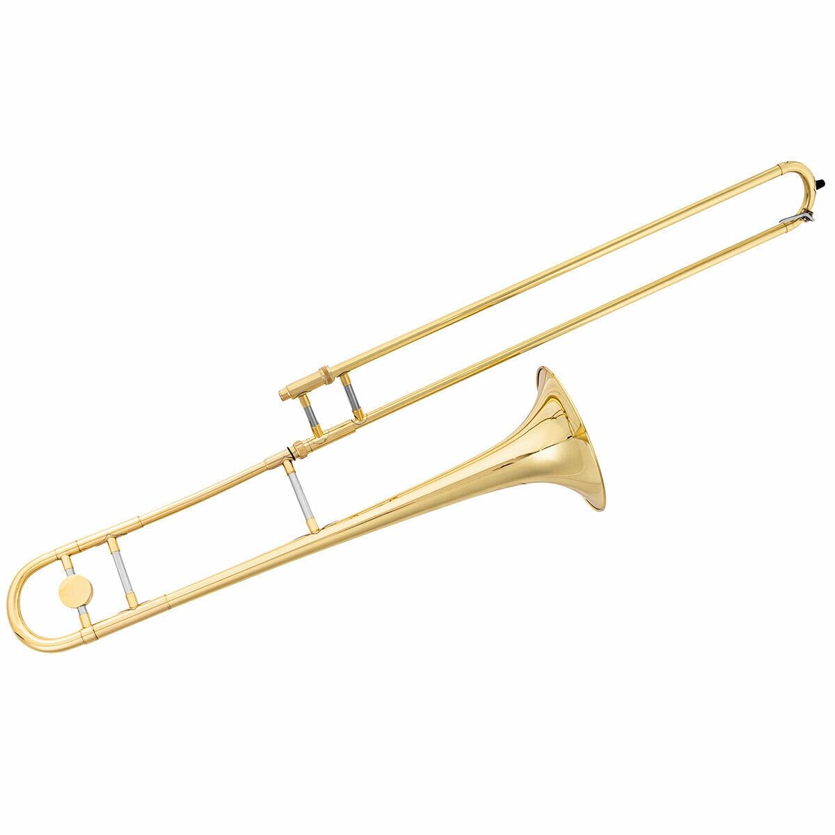 B Flat Trombone Golden Brass with Mouthpiece, Golden at Gallery Canada