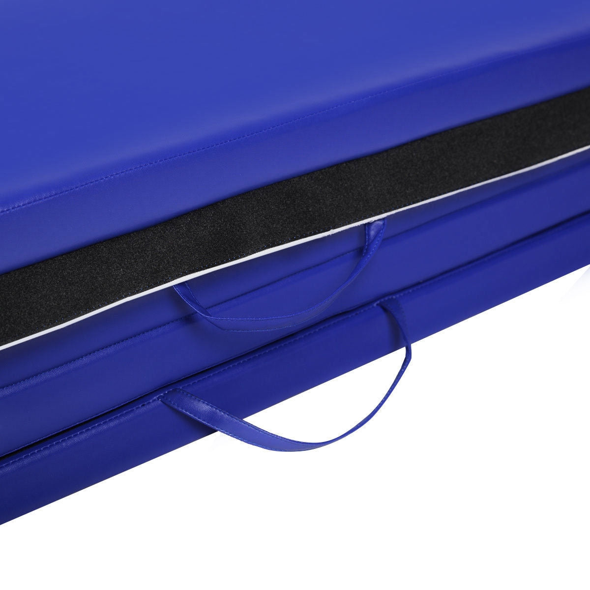 4 Feet x 10 Feet Thick Folding Panel Gymnastics Mat, Blue Yoga & Gym Mats at Gallery Canada