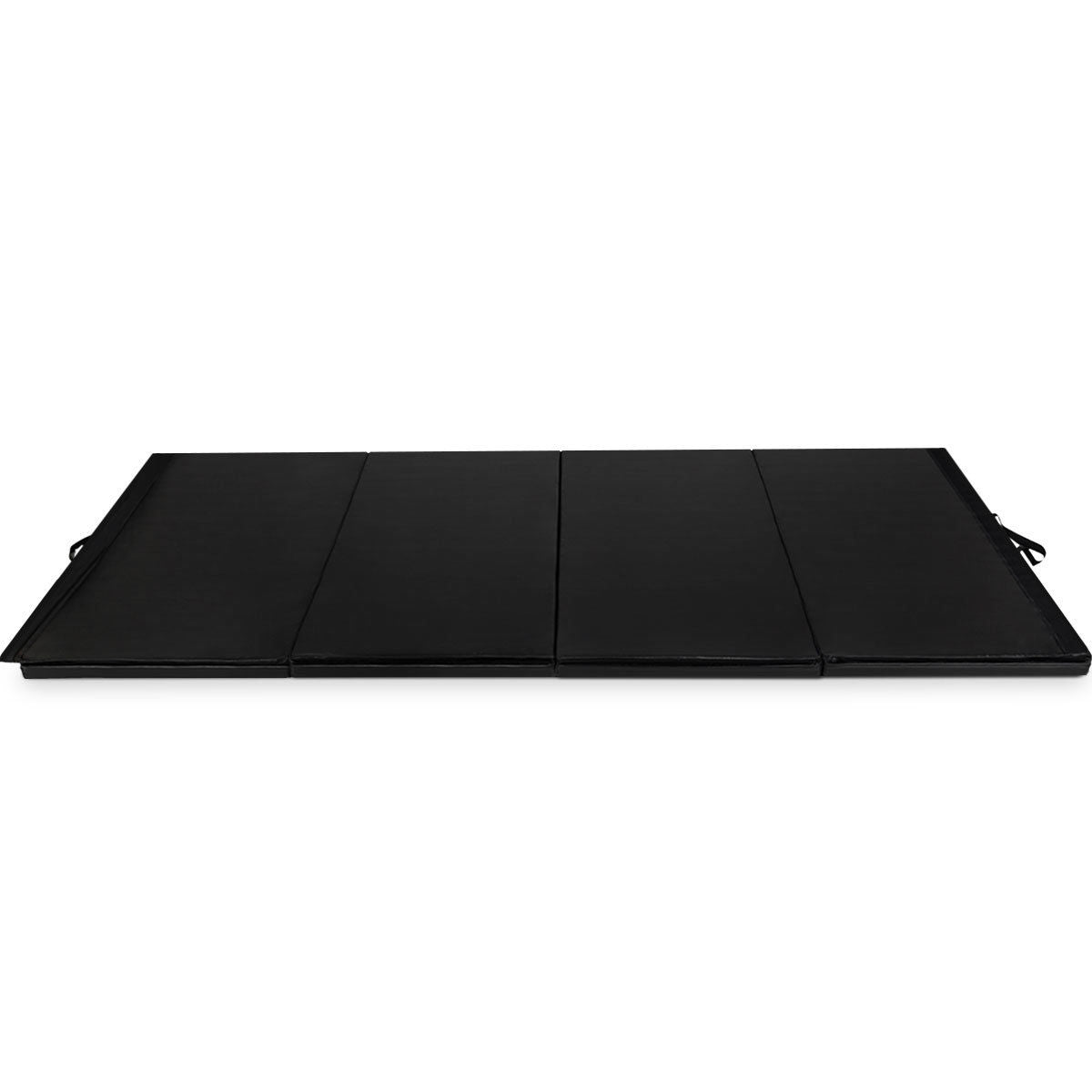 4 Feet x 10 Feet Thick Folding Gymnastics Mat, Black Yoga & Gym Mats at Gallery Canada