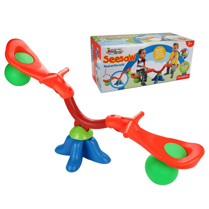 Kid's Seesaw 360 Degree Spinning Teeter, Red - Gallery Canada