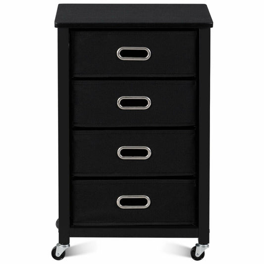 Rolling Heavy-Duty File Cabinet, Black at Gallery Canada