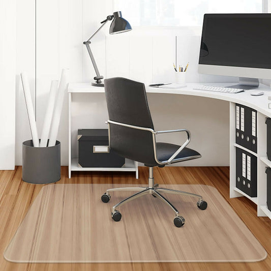 47 x 47 Inch PVC Chair Floor Mat, Transparent Rugs Transparent at Gallery Canada