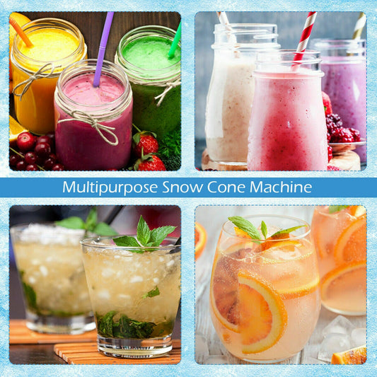 Electric Snow Cone Machine, Ice Shaver Maker Ice Crushers & Shavers Options at Gallery Canada