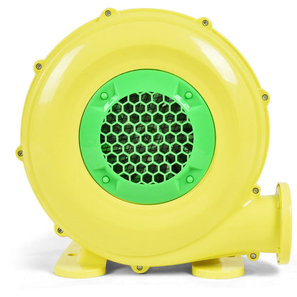 480 W 0.6 HP Air Blower Pump Fan for Inflatable Bounce House, Yellow