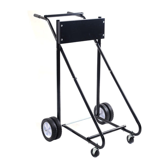 315 LBS Outboard Boat Motor Stand Carrier Cart Dolly Storage Pro Heavy Duty, Black Garden Black at Gallery Canada