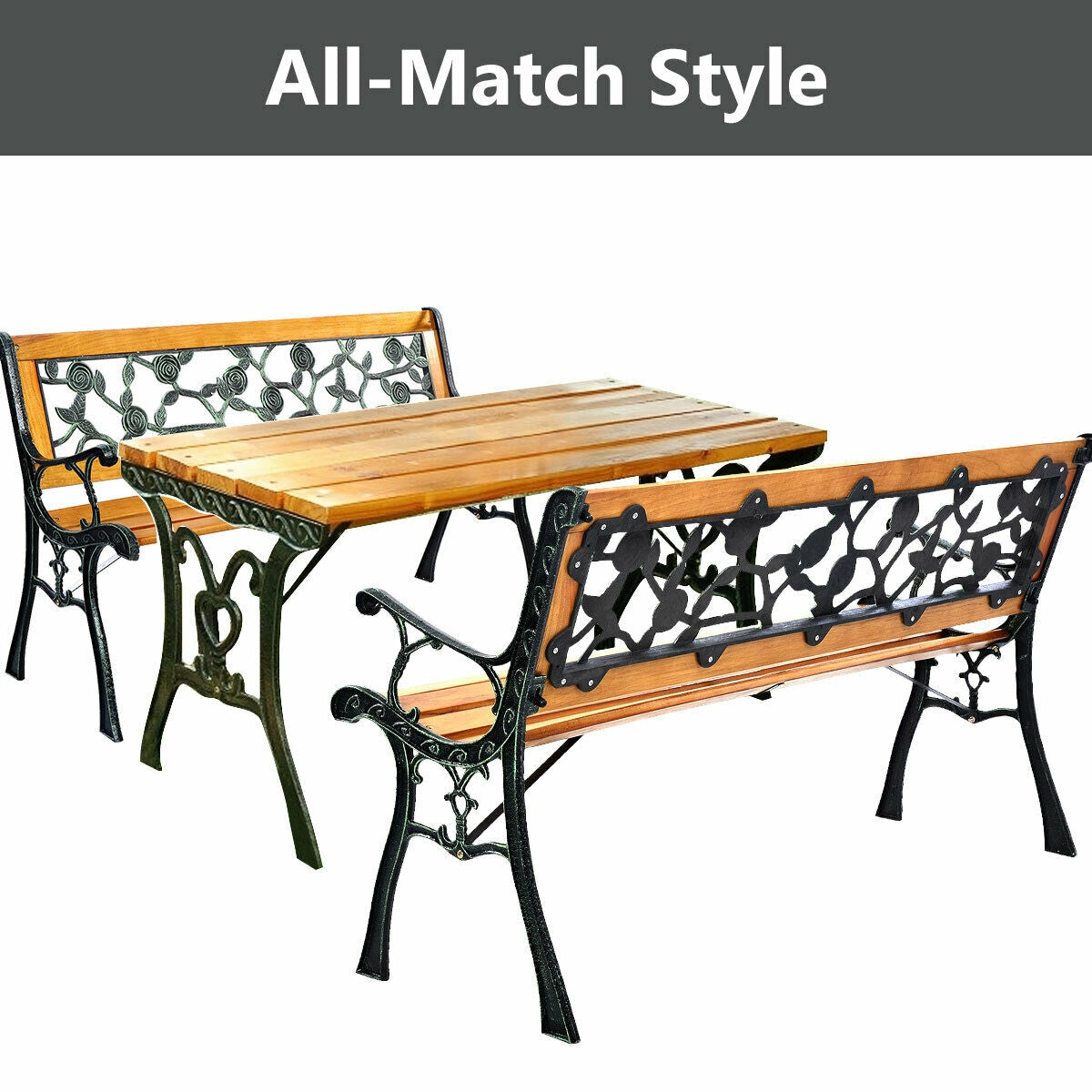 49 1/2 Inch Patio Garden Chair Bench Outdoor Benches at Gallery Canada
