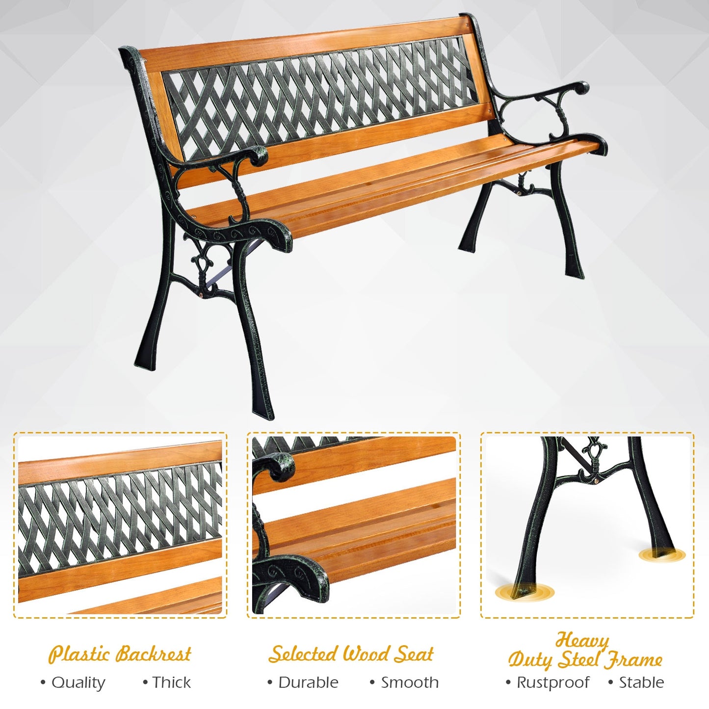 Cast Iron Patio Bench Outdoor Benches at Gallery Canada