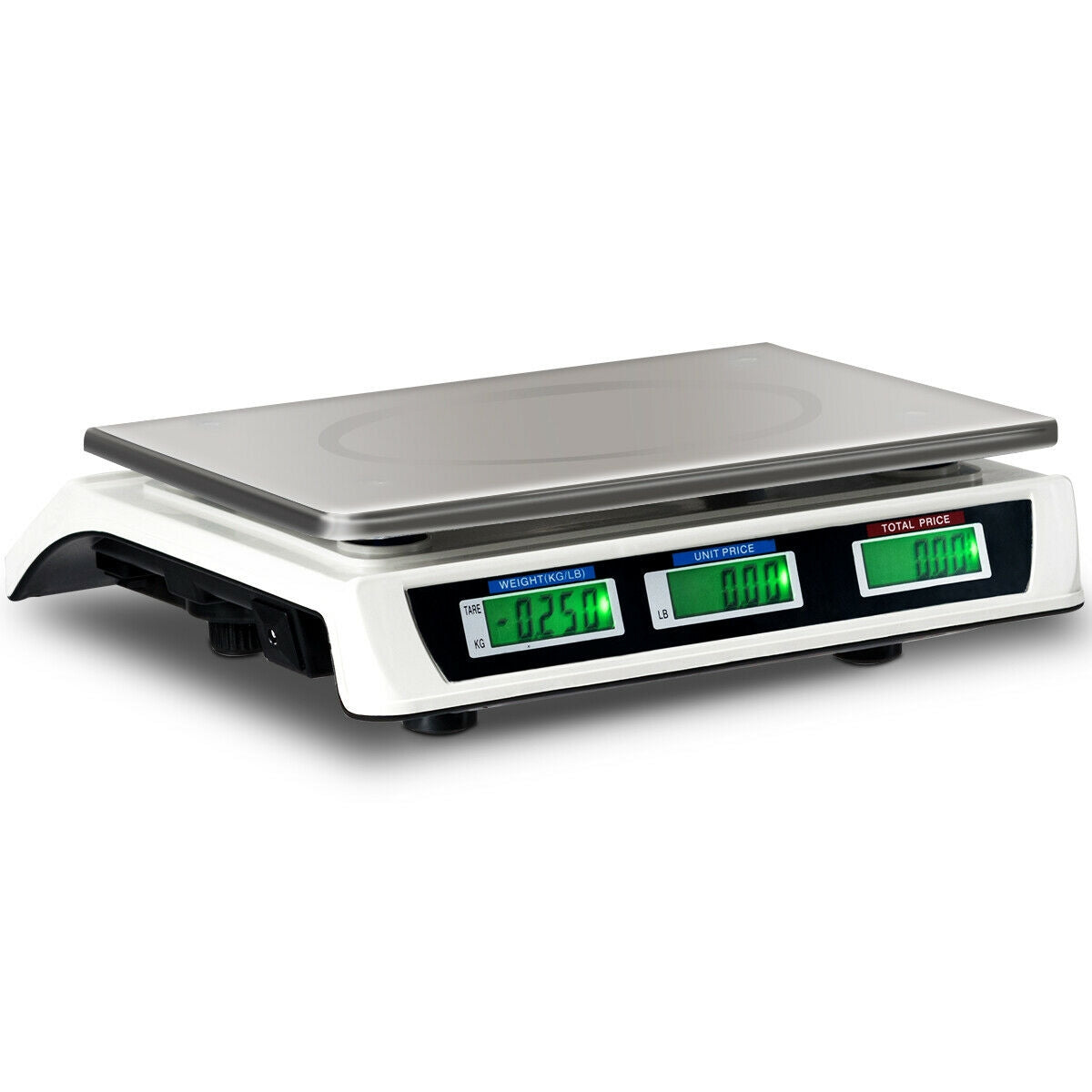 66 lbs Electronic Price Computing Scale with LCD Screen Display, Silver Kitchen Tools at Gallery Canada