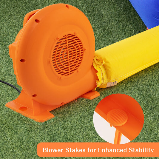 550W Air Blower For Inflatables, 25 Feet Wire, GFCI Plug, Orange Air Blowers Orange at Gallery Canada