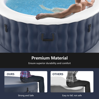 4 Person Inflatable Hot Tub Spa with 108 Massage Bubble Jets at Gallery Canada