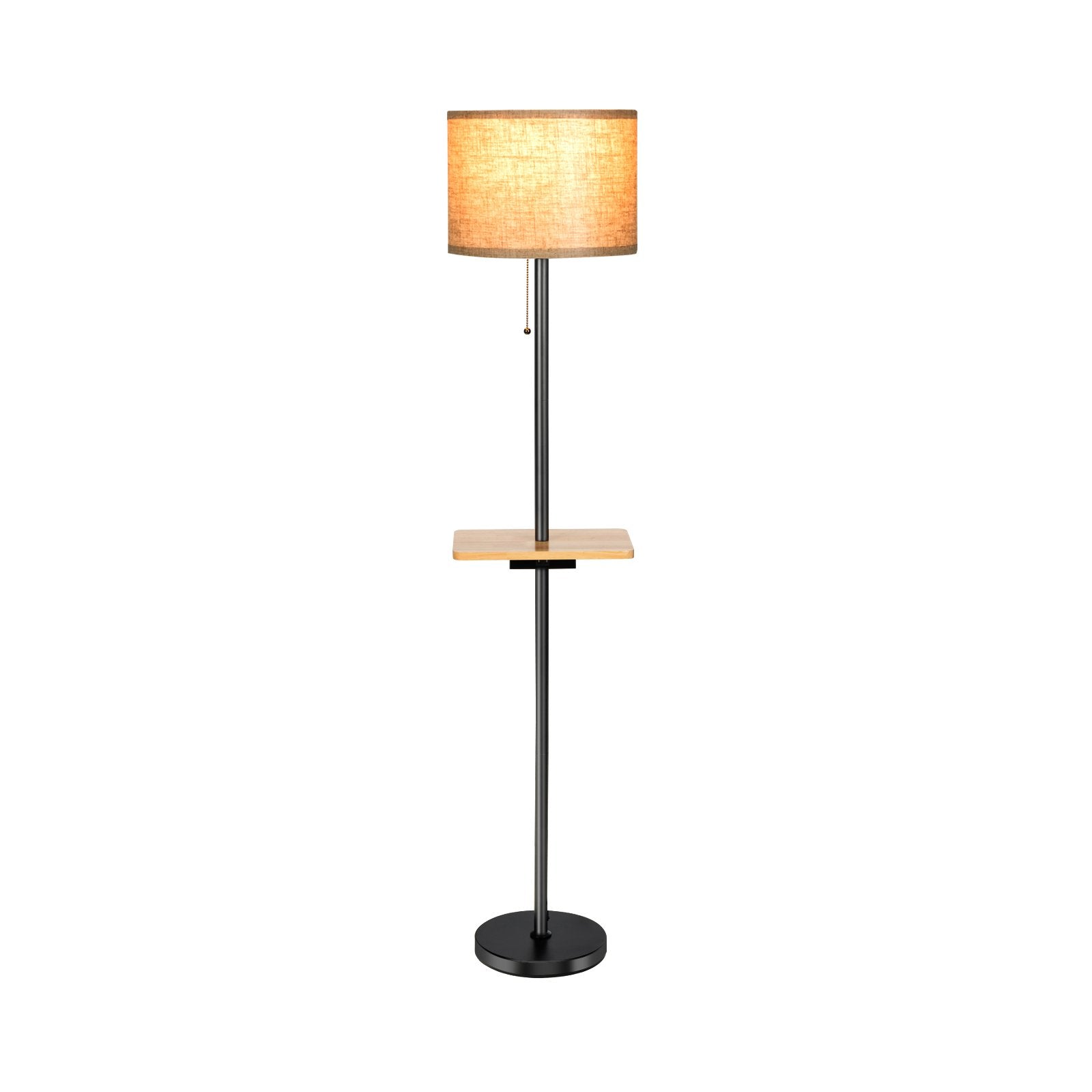 Modern Floor Lamp with Tray Table, Multicolor at Gallery Canada