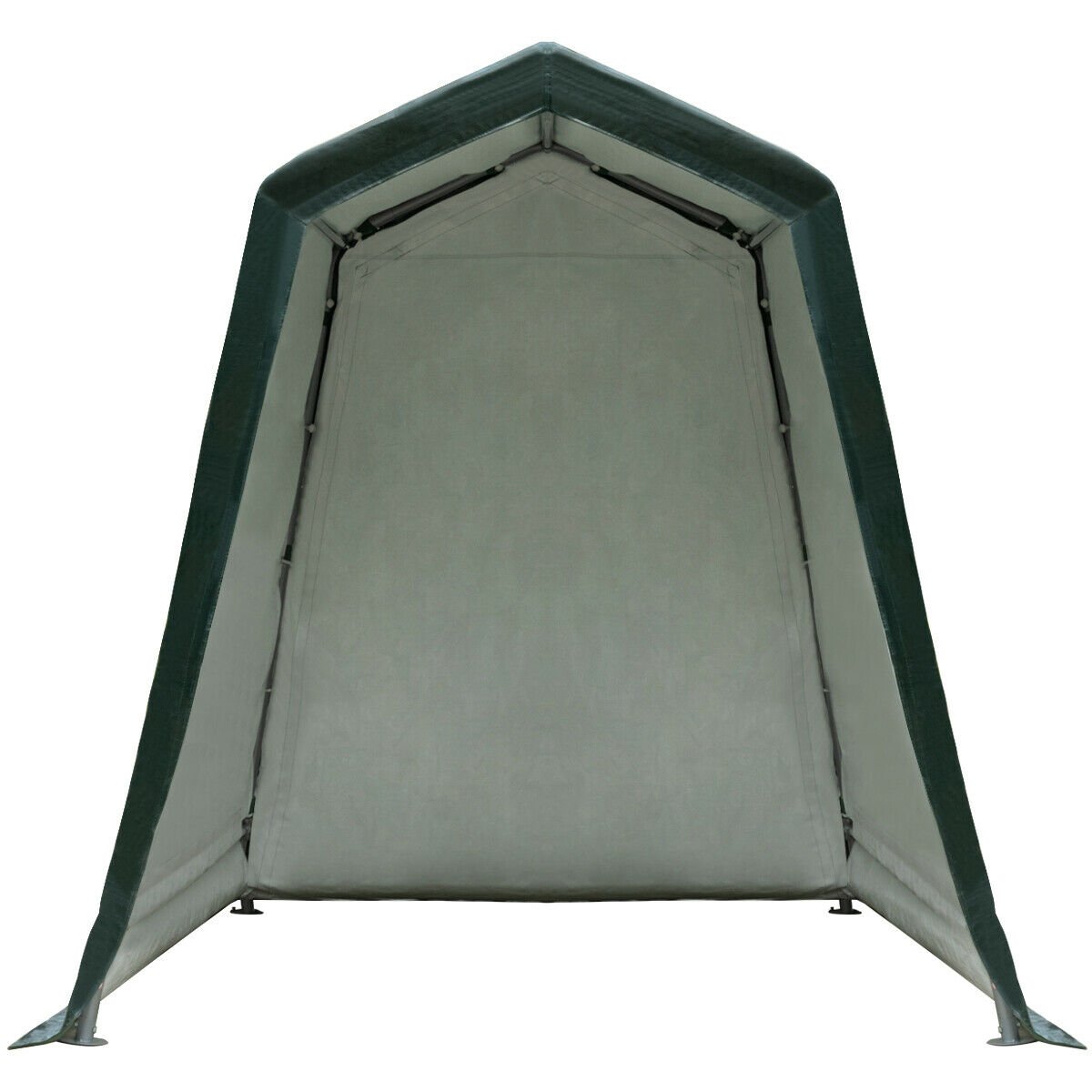 Outdoor Carport Shed with Sidewalls and Waterproof Ripstop Cover-6 x 8 ft at Gallery Canada