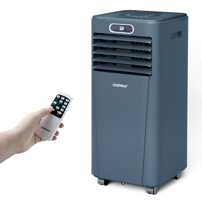 8000BTU 3-in-1 Portable Air Conditioner with Remote Control, Dark Blue at Gallery Canada