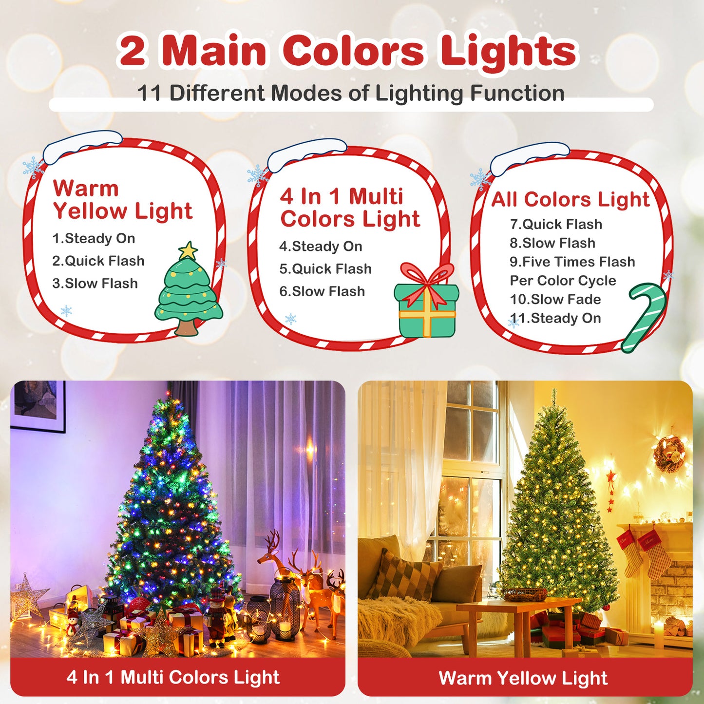 Artificial Hinged Christmas Tree, 6 ft, Green Christmas Tree at Gallery Canada