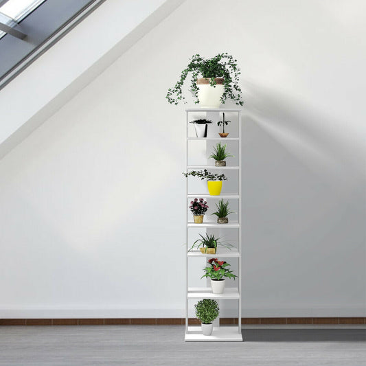 Wooden Shoe Rack Organizer, 7 Tiers, White Shoe Racks & Storage Benches White at Gallery Canada