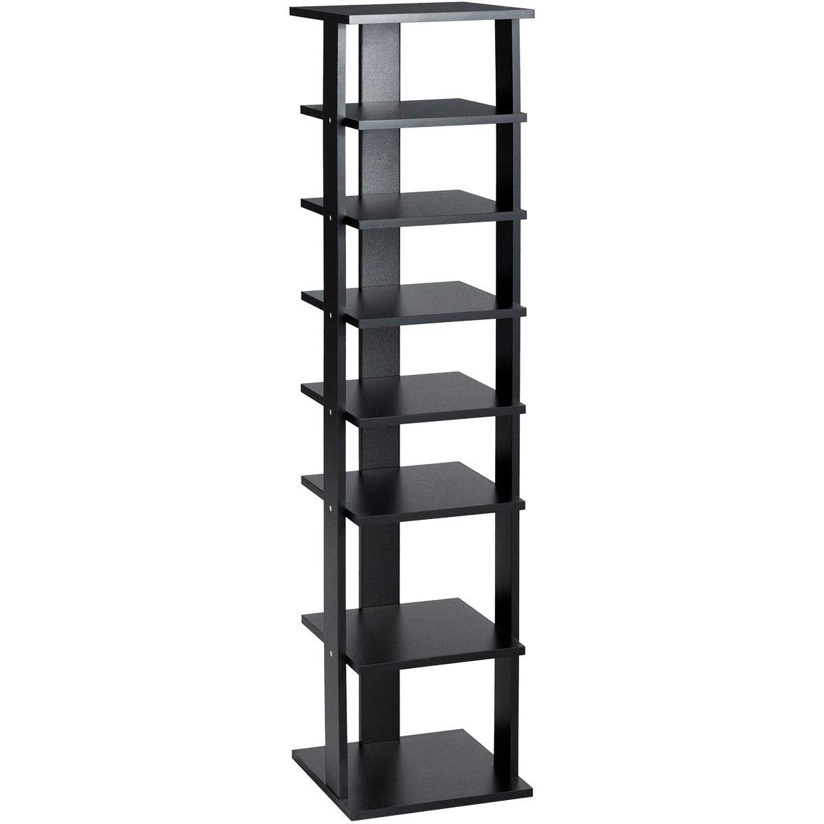 7-Tier Shoe Rack, Free Standing Storage Shelves, Black Shoe Racks & Storage Benches at Gallery Canada