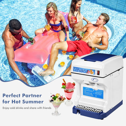 Efficient Electric Ice Shaver Machine with Low Noise, White at Gallery Canada