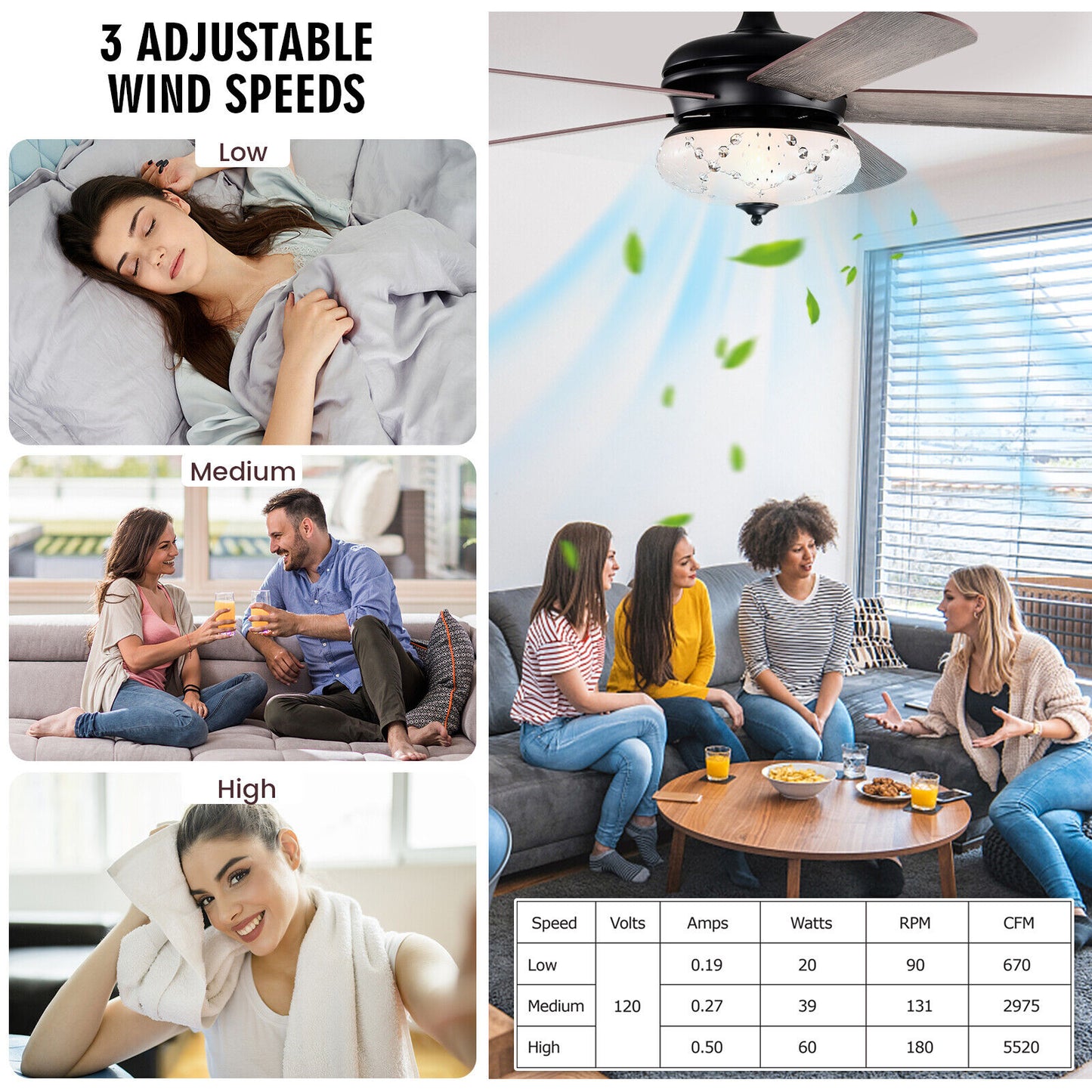 52 Inch Ceiling Fan With Remote Control, Oak Ceiling Fans at Gallery Canada