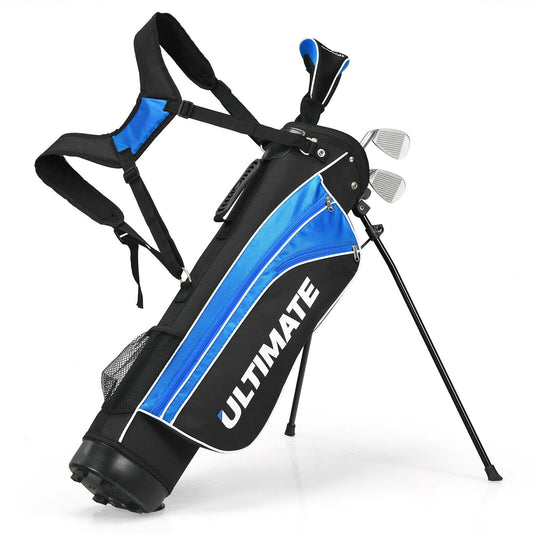 Junior Complete Golf Club Set for Age 8 to 10, Blue at Gallery Canada