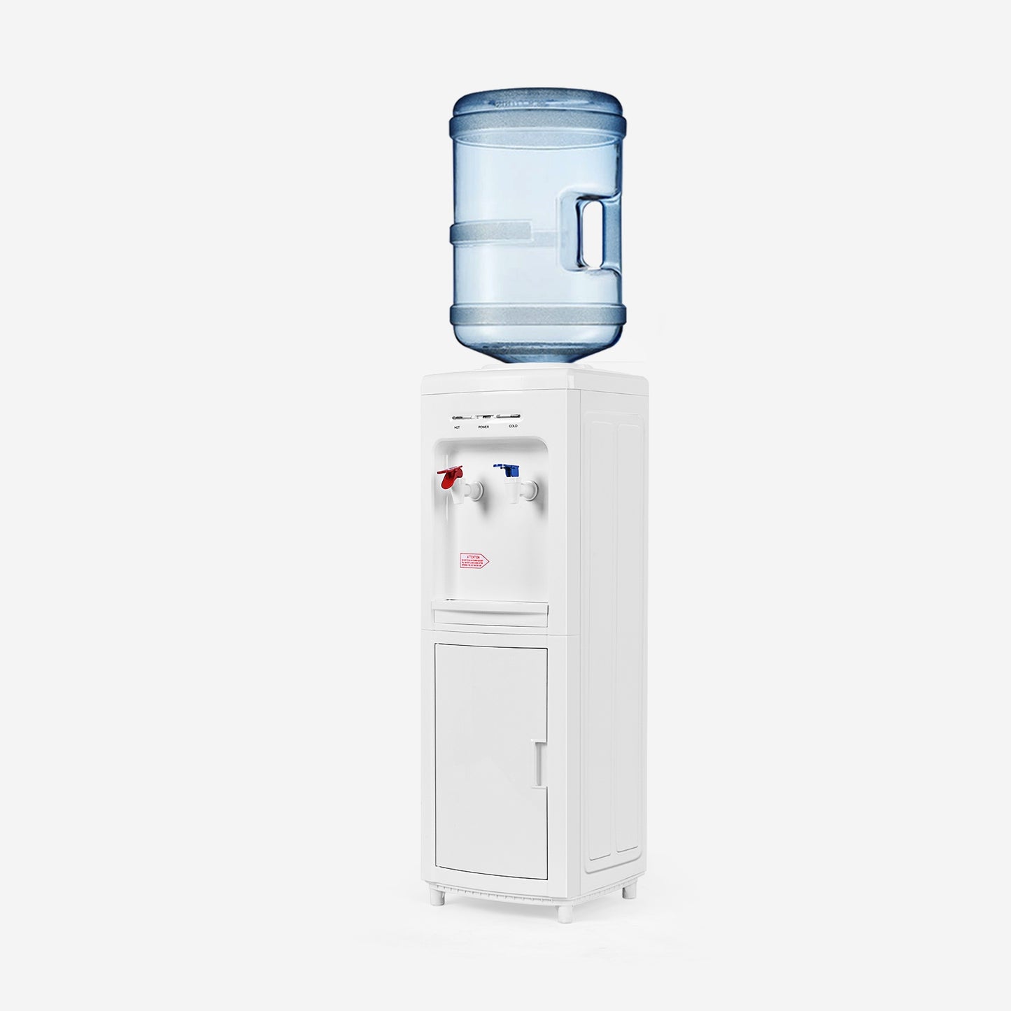 5 Gallons Hot and Cold Water Cooler Dispenser with Child Safety Lock, White Water Dispensers at Gallery Canada