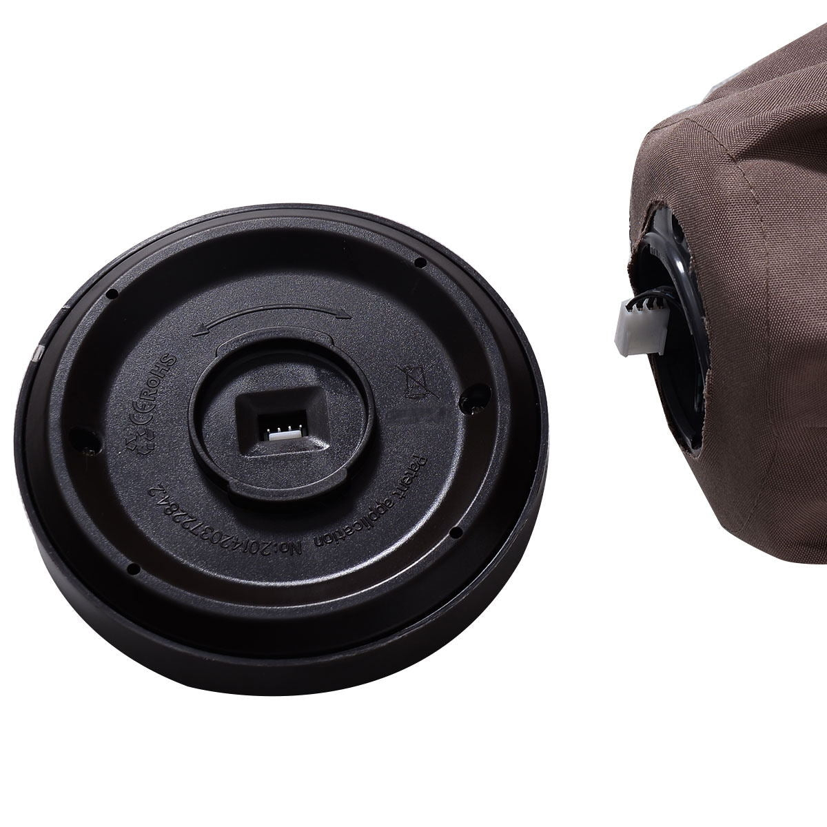 9FT Patio Solar Umbrella LED Patio Market Steel Tilt W/ Crank Outdoor New, Tan Outdoor Umbrellas at Gallery Canada