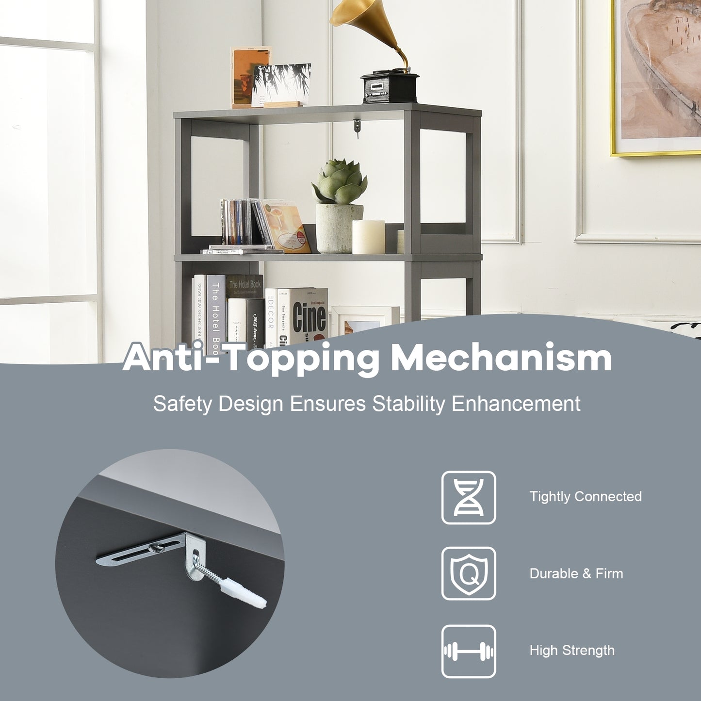 Bathroom Storage Cabinet With Drawer And Shelf, Gray Floor Cabinets at Gallery Canada