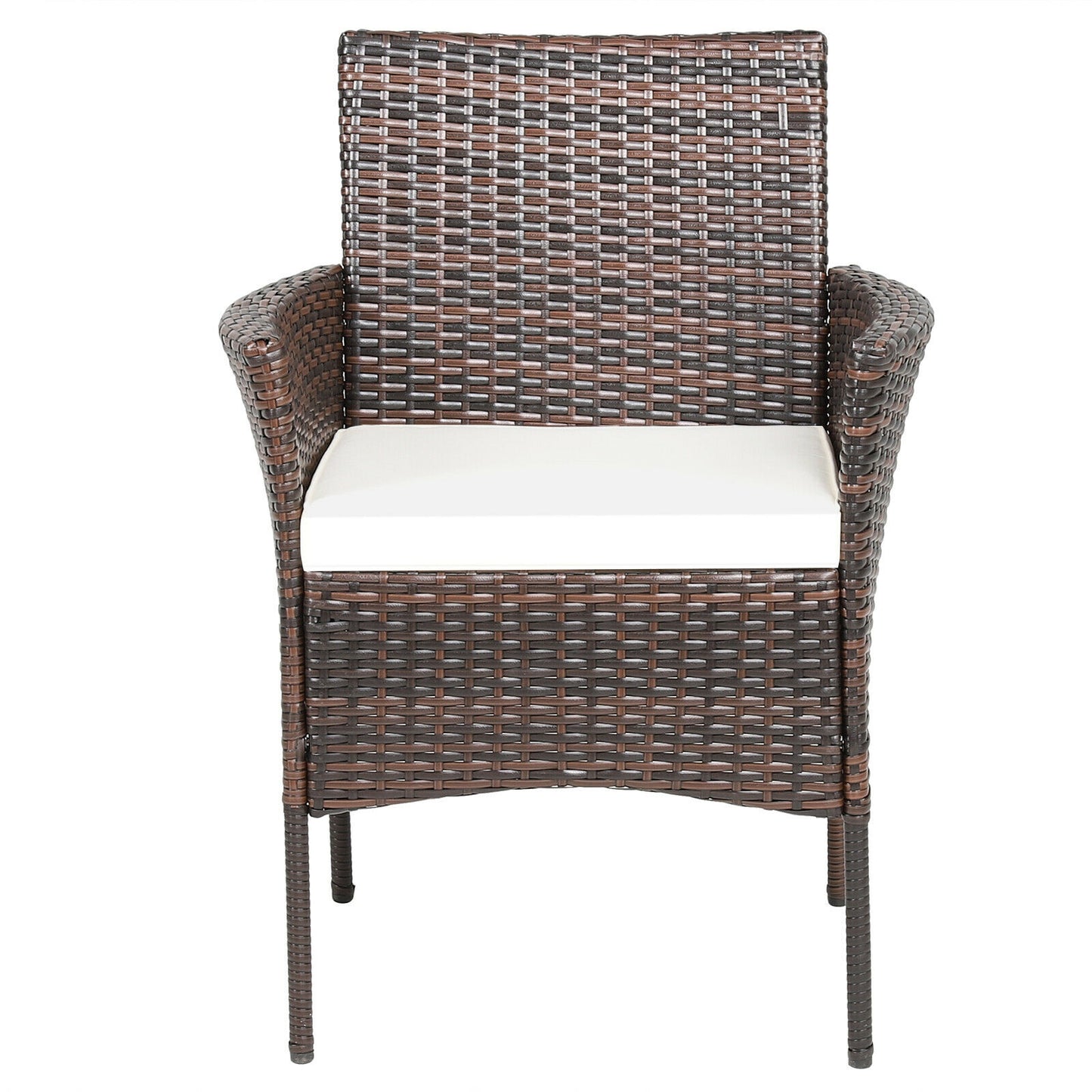 5 Piece Outdoor Dining Table Set, 1 Table 4 Sofas, Brown Patio Dining Sets at Gallery Canada