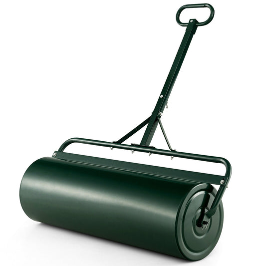 39 Inch Wide Push/Tow Lawn Roller, Green at Gallery Canada