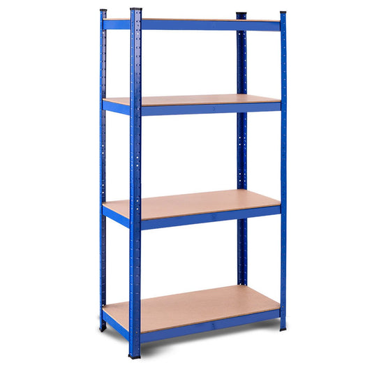Adjustable Heavy Duty 4 Level Garage Tool Shelf Storage, Blue at Gallery Canada