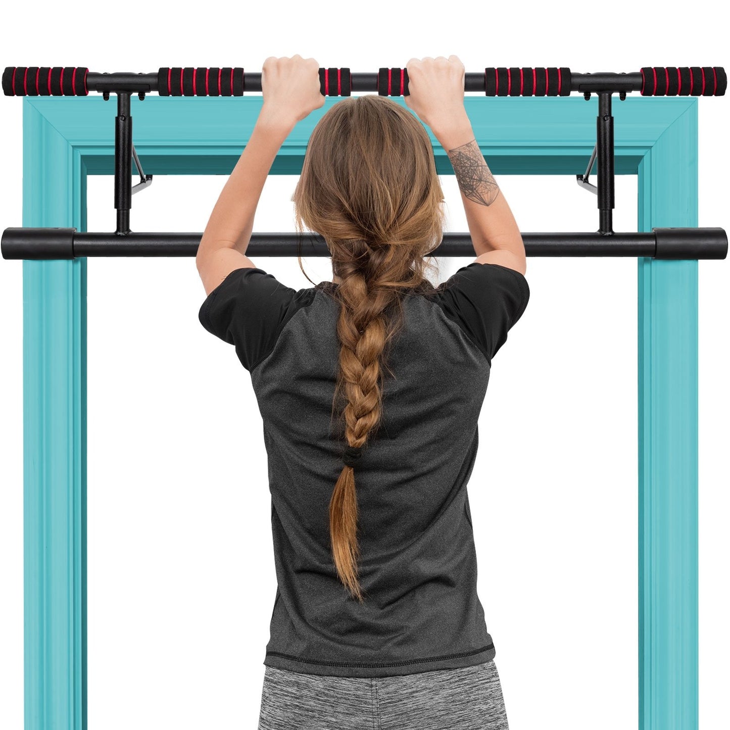 Foldable Pull Up Bar Doorway Chin Up Bar with Foam Grip for Home Gym at Gallery Canada