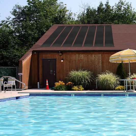 10/16.4/20 Feet Solar Pool Heating System, Black Swimming Pools Black at Gallery Canada