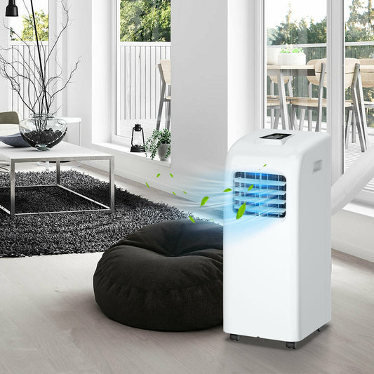 8000 BTU(Ashrae) Portable Air Conditioner with Dehumidifier Function Portable Air Conditioners White at Gallery Canada